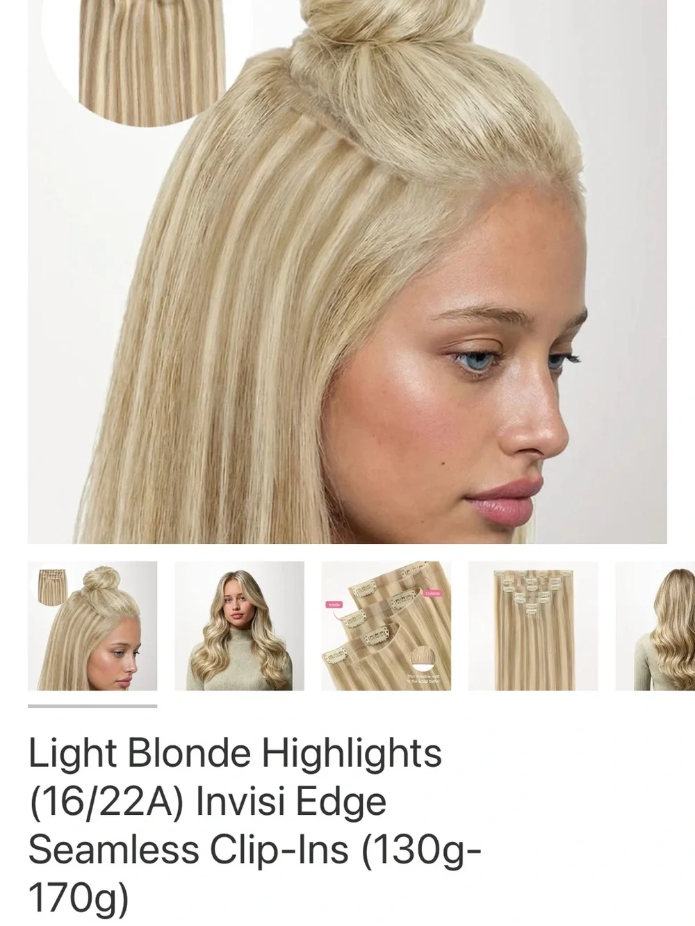 Invisible Edge Real Hair Clip-In Extensions